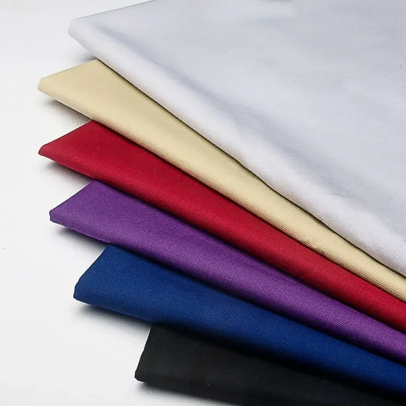 Summer Suit Fabric By The Meter for Men Women's Cloth Anti-wrinkle White Black Blue Red Pink