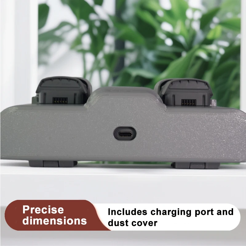 Étui de rangement rigide pour DJI Neo 2 posé à plat, coque PETG anti-pression, design compact et robuste.