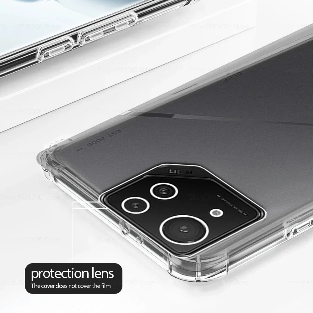 Soft TPU Transparent Phone Case, Protective Airbag Shockproof Cover
