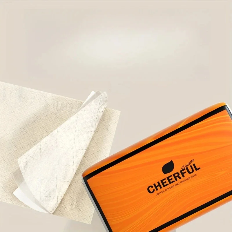 Zhihu Orange Air Cushion Tissue 4 Layer 90 Sheets 8 Bags Neutral Soft Skin Friendly and Flexible Highquality Napkin Toilet Paper