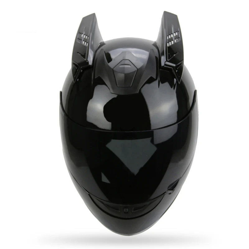 Capacete da motocicleta universal chifre capacete de corrida chifres