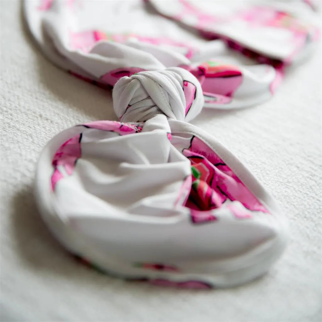 Newborn Knotted Baby Gown 0-6 Months Super Soft Breathable Nightgowns for Babies Girl and Boy