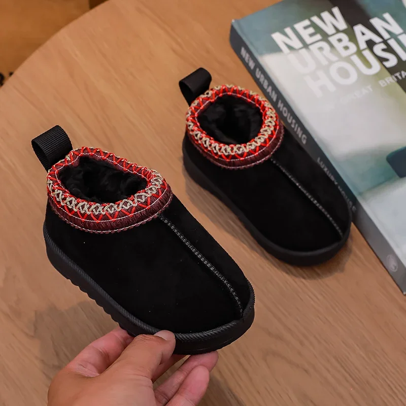 Girls Plush Winter Ankle Boots 3