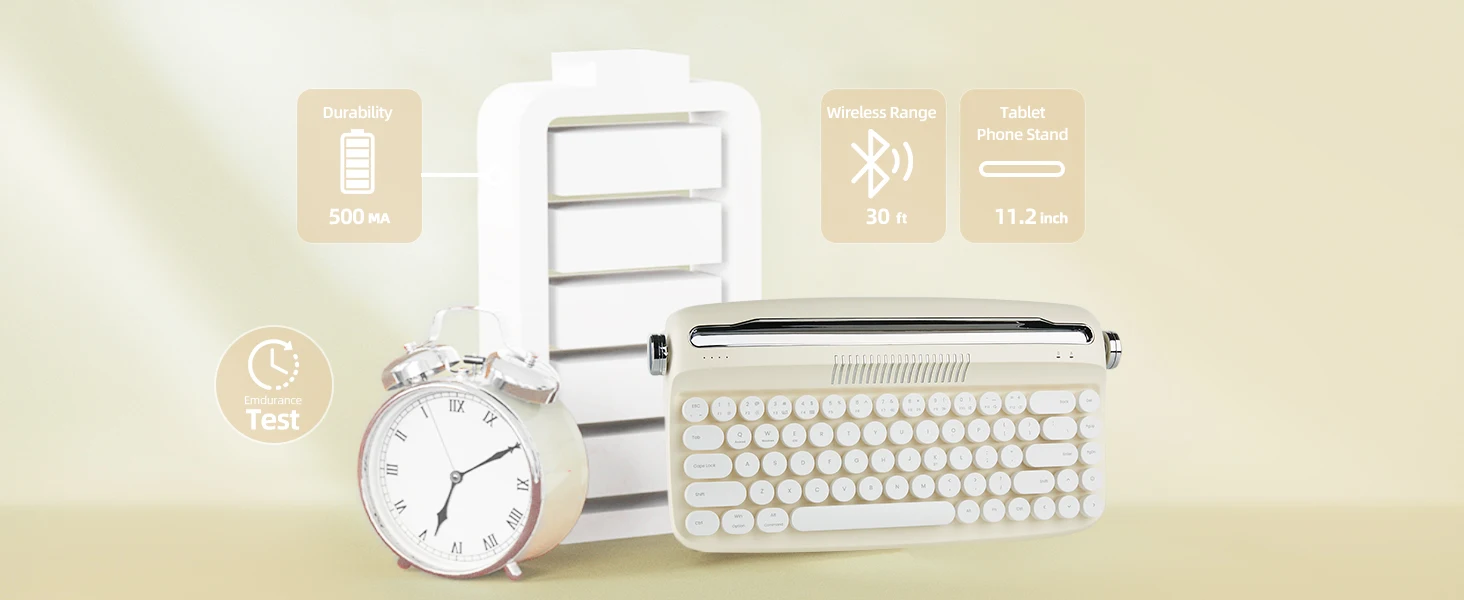 De Marfim B307, Sem Fio Atualizado, USB-C,