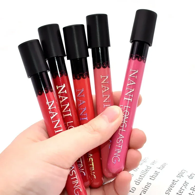 Lip Gloss Lip Makeup Lip Glaze 38 Color Lipstick Waterproof Long Lasting Matte Shimmer Red Brown Lip Gloss Nude Glitter Lip Glaze Sexy Tint Beauty Cosmetic