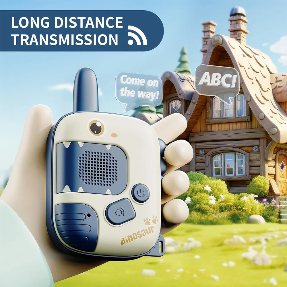 Walkie Talkies Toys for Kids, Children Wireless Transmission Pager, Outdoor Conversation Cartoon Toys, Christmas Gifts for Boys 2