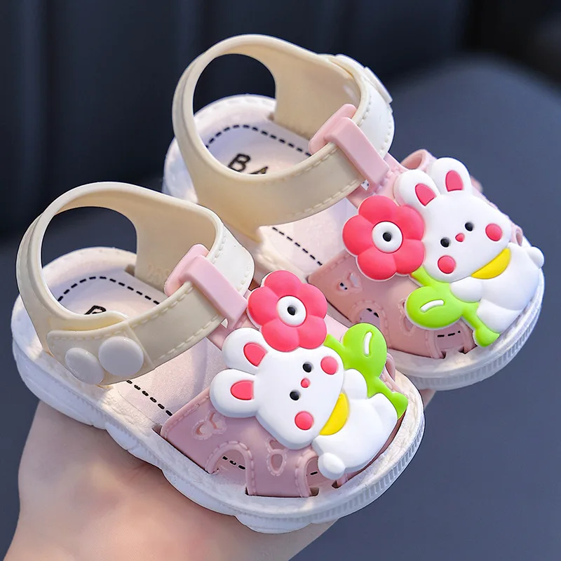thumbnail image 1 of Summer Baby Shoes Sandals for Girls Boy Cartoon rabbit Baby Girl Shoes Cartoon Sandal Infantil for Boy Children's Garden, 1 of 6