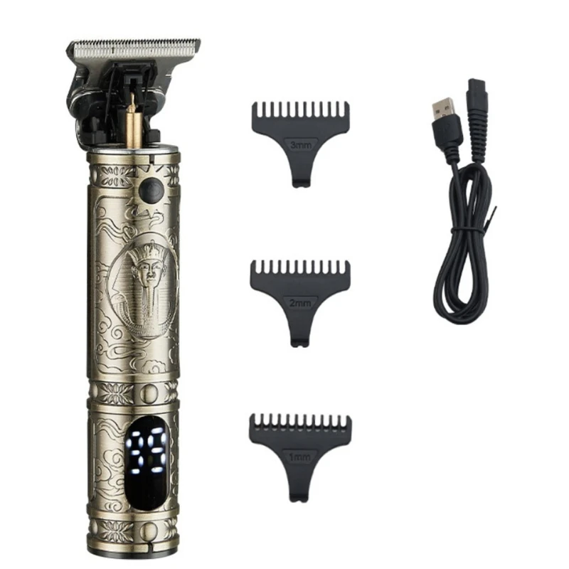 

Hair Trimmer Barber Shop Electric Shaving with LCD Display for Home
