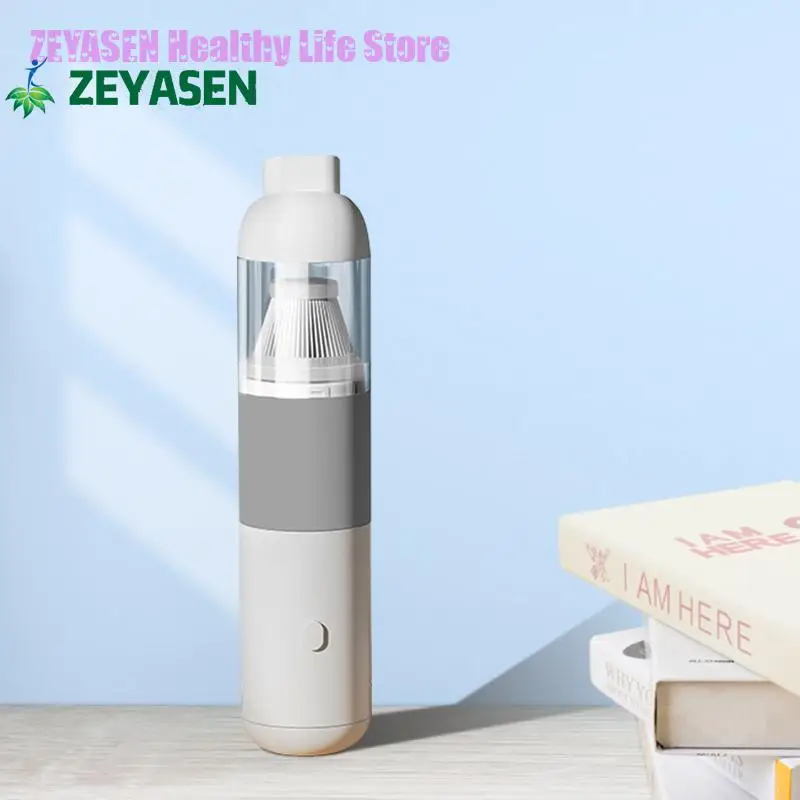 Zeyasen Portable Sputum Aspirator Vacuum Cleaner Handheld Vacuum Cleaner Car Home Wireless Dust Catcher 20000pa Cyclone Suction