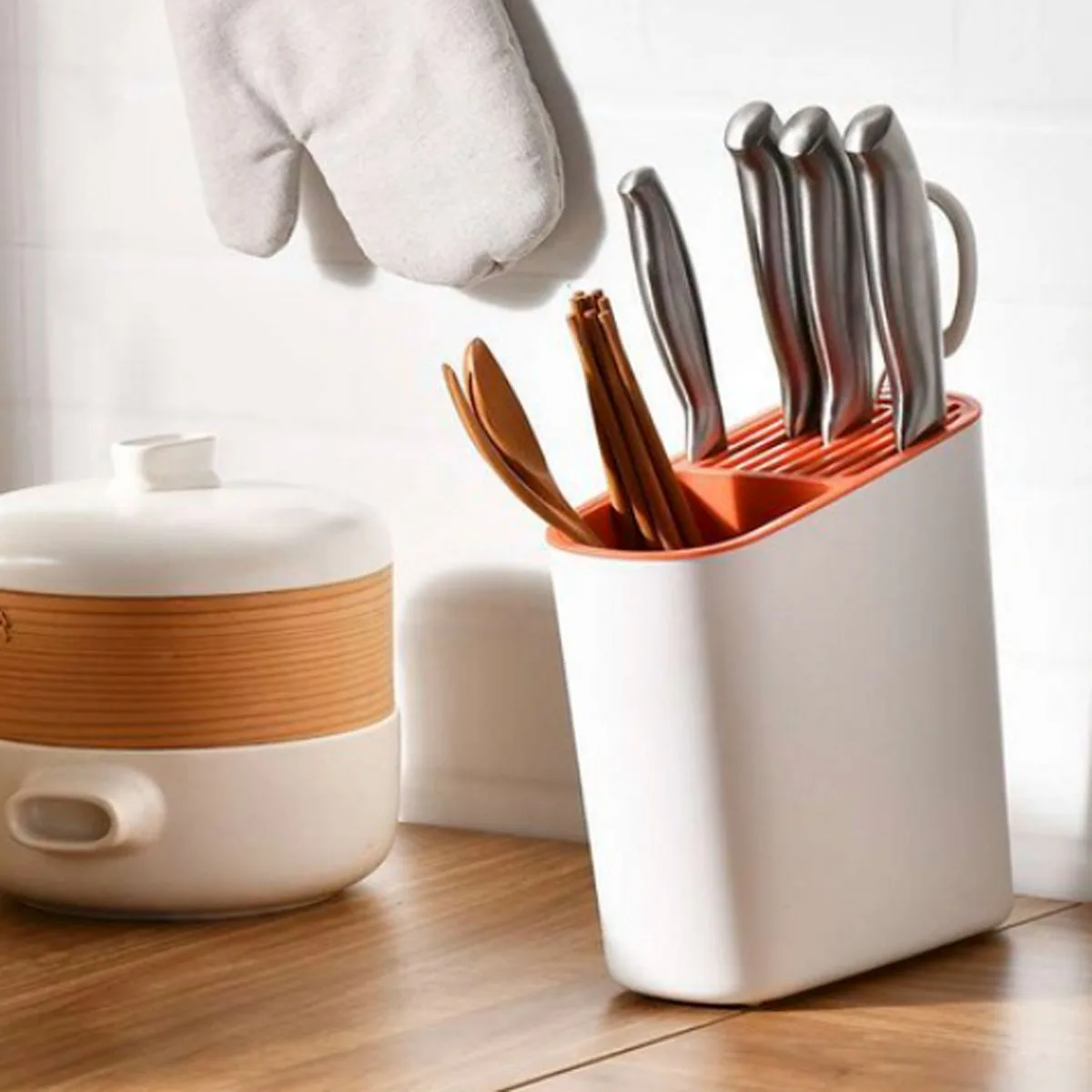 Multifunctional Kitchen Cutlery Rack