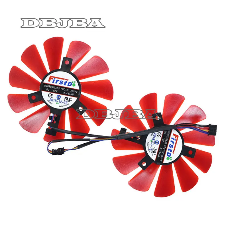 88 Millimetri Fdc10U12S9-C Ventola Della Scheda Grafica Per Xfx Amd Radeon Rx 570 4Gb Gddr5 Dc12V