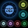 Sniper Sight With Bullet Holes Military Wall Art Hanging Wall Watch Variety of Weapon Guns Wall Clock Man Cave Army Wall Decor 6