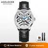 AGELOCER Original Schwarzwald Watch Women's Business Luxury Watch Skeleton Automatic Mechanical Watch Birthday Gift for Women 1