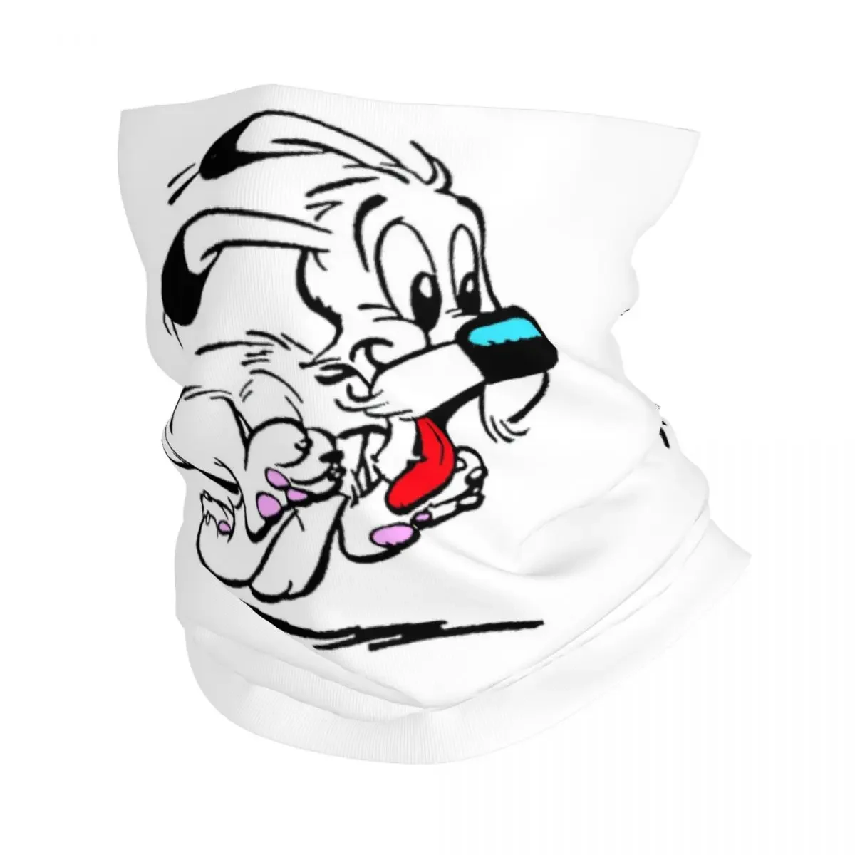 

Asterix And Obelix Bandana Neck Cover Printed Dogmatix Ideafix Obelix Dog Wrap Scarf Warm Face Mask Hiking for Men Women Adult