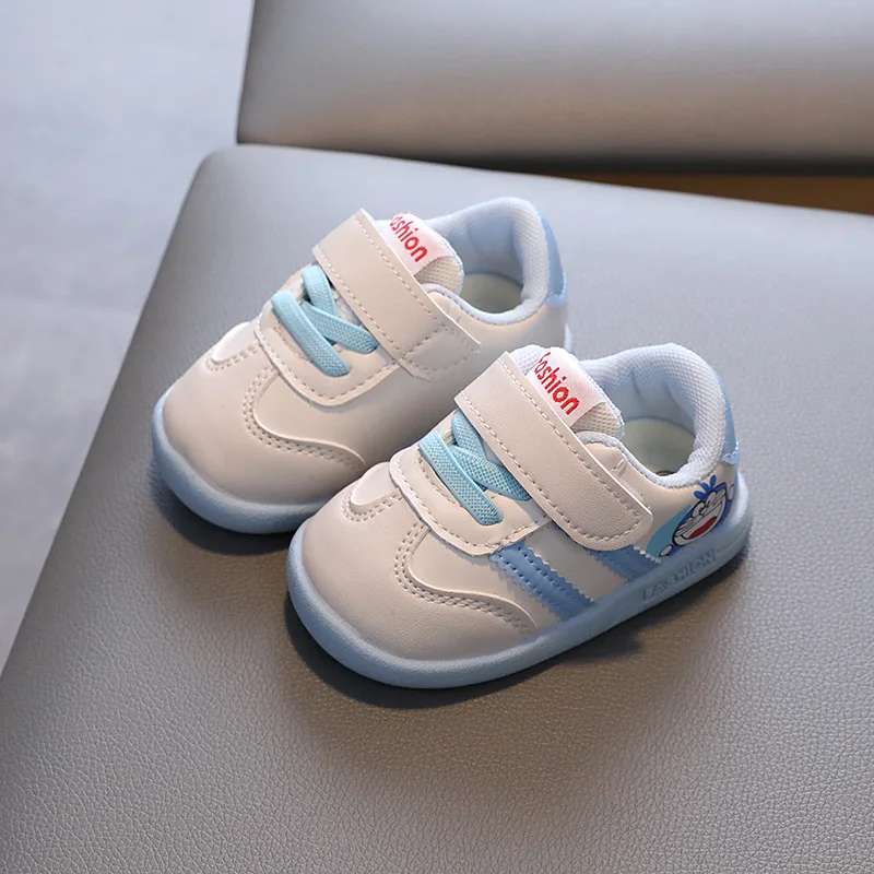 Baby Walking Shoes Spring And Autumn New Soft Sole Single Shoes Sports Shoes Breathable Little White Shoes For Boys And Girls 3