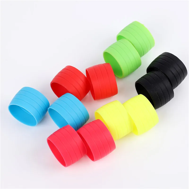 WEST BIKING Anti-slip Bicycle Handlebar Tape Plug Fixed Ring Silicone Bike Shift Handle Protection Cover MTB Bike Accessories