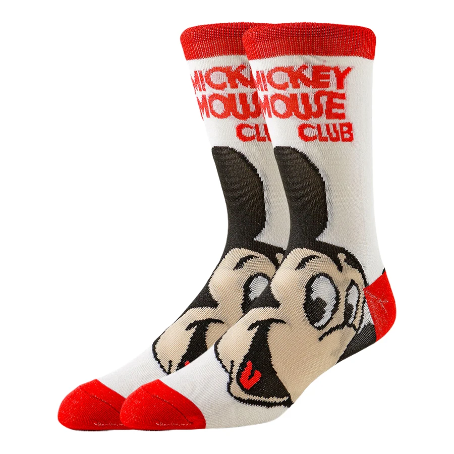 2Pairs Potdemiel ديزني الكرتون أنيمي الجوارب الهيب هوب الشارع موضة الجدة مضحك عادية طاقم الجوارب للرجال النساء لطيف أنيمي