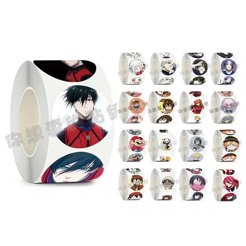 Super Mario Eva Desney Blue Lock Titan Animation Game Periferiche Toy Sticker Nastro Di Carta 500 Foto Bagagli Chitarra Skateboard