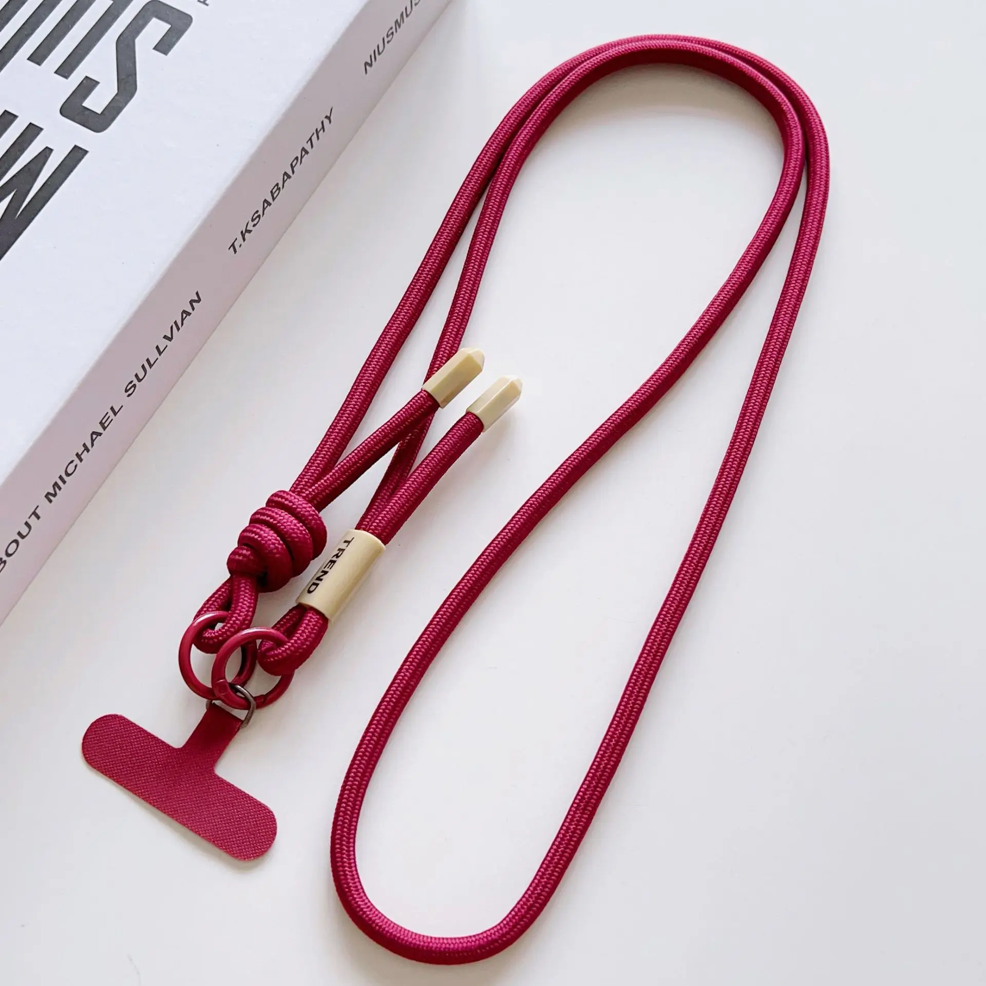Adjustable Dual-Sided Phone Lanyard with Durable Braided Anti-Lost Strap