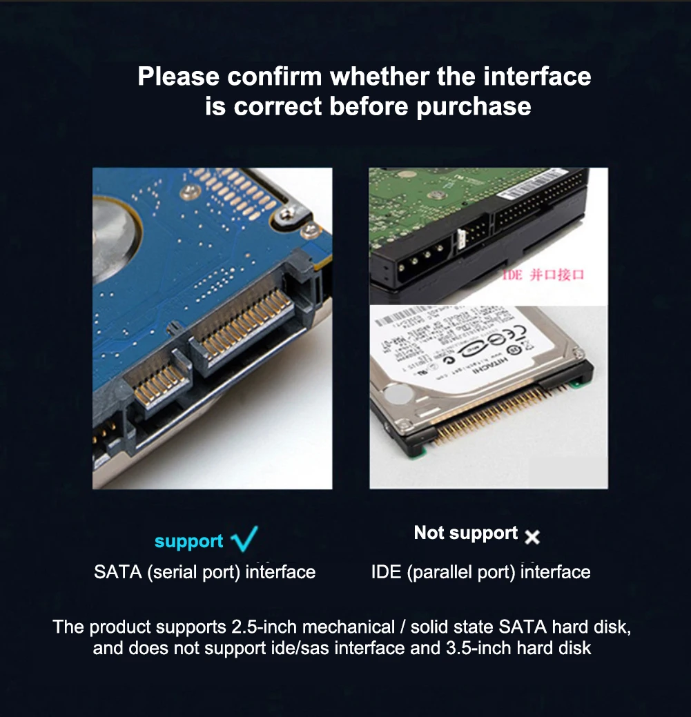 Adaptateur Câble USB SATA III Vers USB 3.0-4