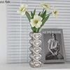 Creative Heart-shaped Tower Ceramic Vase Cute Desktop Flower Ware Hydroponic Flower Arrangement Vase Living Room Aesthetic Decor 3