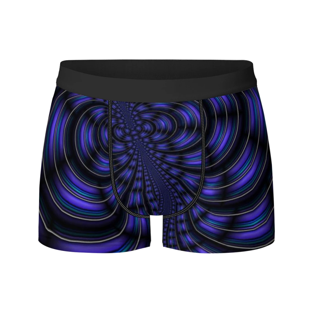 thumbnail image 1 of Calzoncillos tipo bóxer para hombre, ropa interior masculina, transpirable, con diseño hipnótico de vértigo, 1 of 5