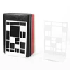 Book Ends Universal Metal Bookends For Shelves Heavy Duty Metal Non-Skid Bookend Supports Book Shelf Holder 4