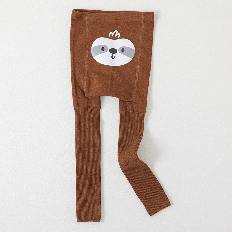 Newborn Baby Autumn Winter Warm Tights Pantyhose Cotton Knitting Girls Boys Soft Cotton Suspender Bottom Pants 0-3Y kids pantyhose ballet tights toddler tights kids leggings
