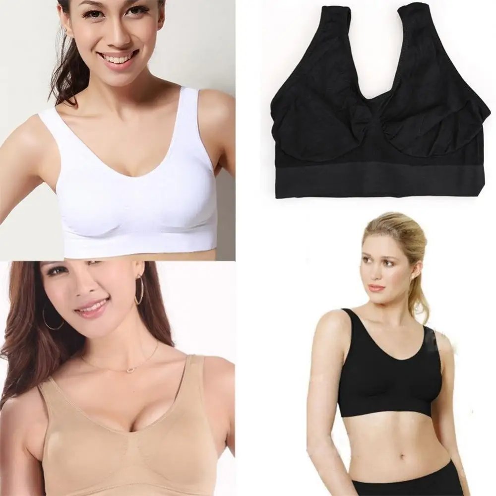 

Sexy Women Underwear Single Layer Sports Bra Seamless Bra Wireless Sports Yoga Shapewear