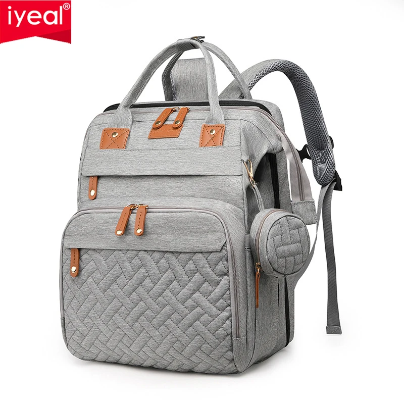 Mommy Bag Mother And Baby Bag With Mosquito Net Crib Usb Charging Multifunctional Mother Bag