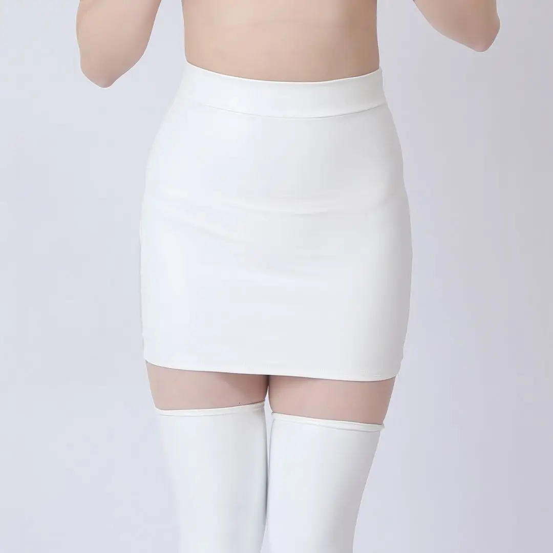 Only white skirt