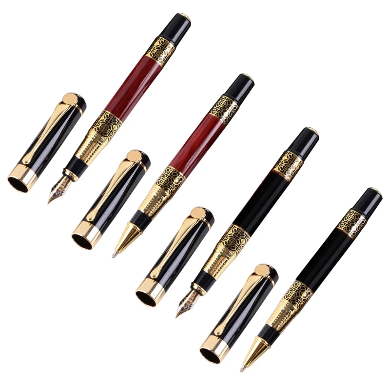 

Refillable Fountain Pen Ball Pen Signature Ballpoint Pen Gift for Men & Women