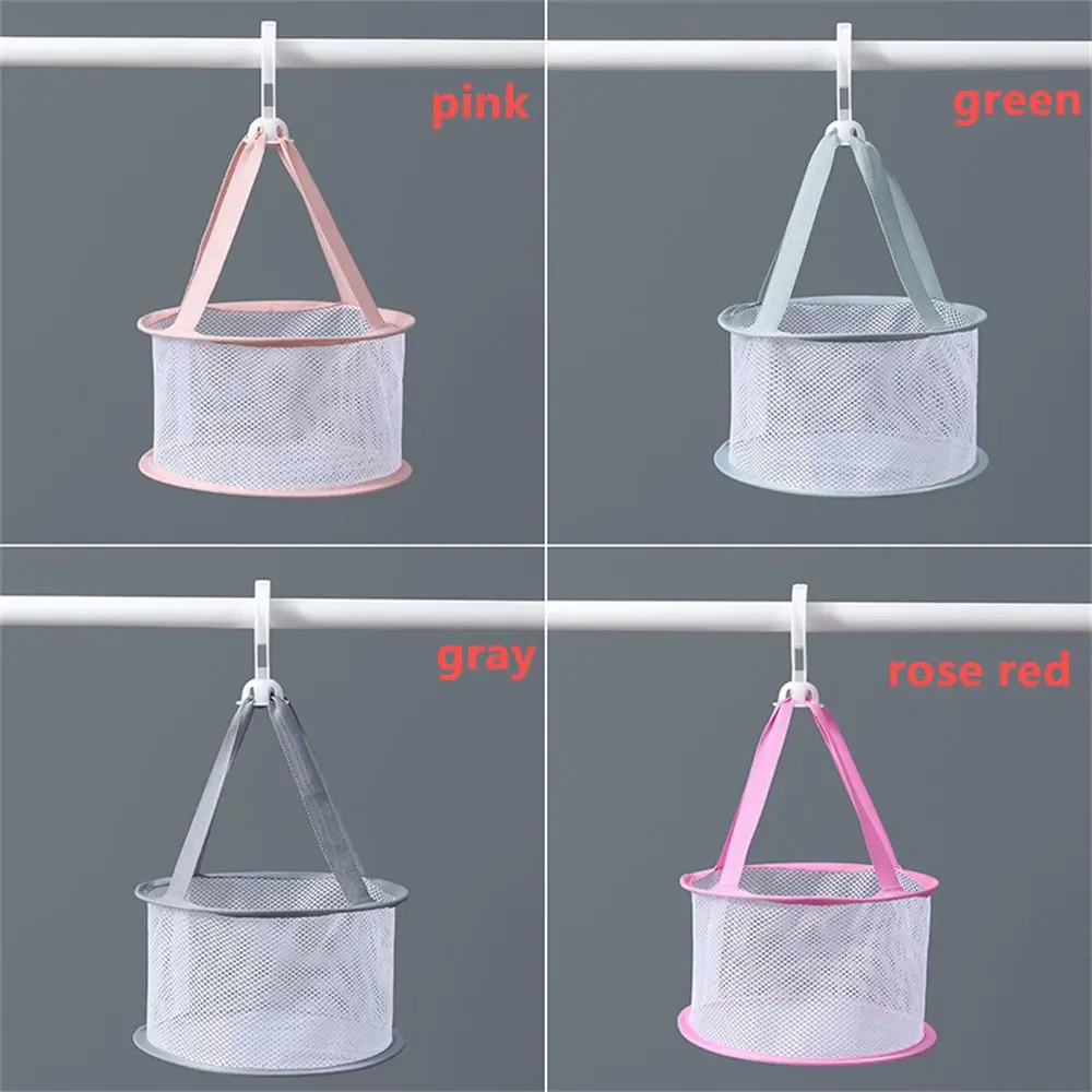 Drying Rack Laundry Basket Hanging Basket Beauty Egg Drying Net Bag Hangable Makeup Brush Storage Rack Storage Organizer 6