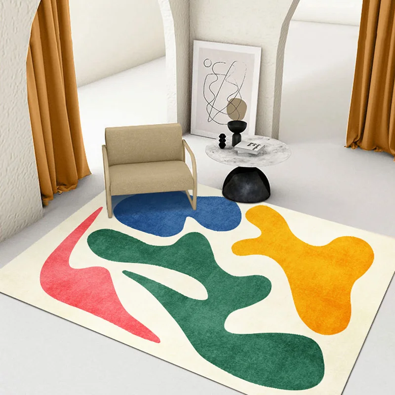 Modern Style Bedroom Decor Plush Carpet Large Area Carpets for Living Room Home Abstract Floor Mat Fluffy Soft Children's Rug 2
