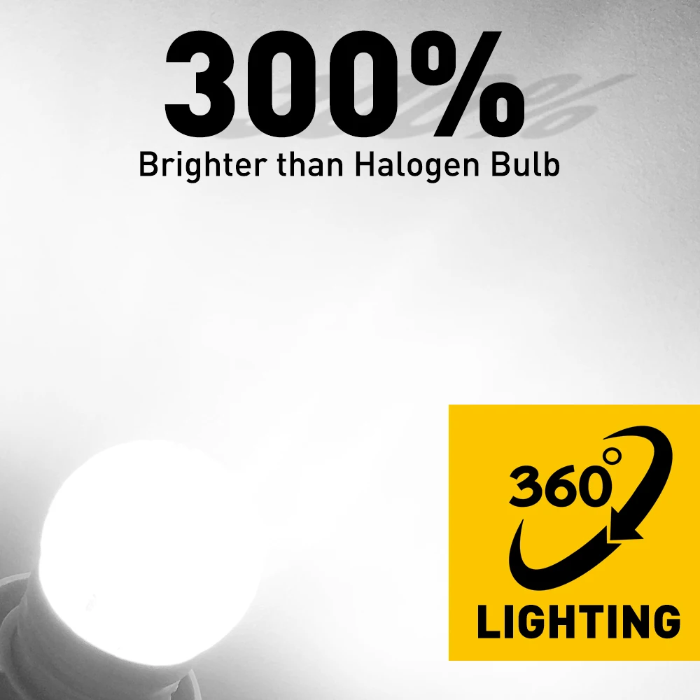 AUXITO LED DRL ���� ����, CANbus 1156 P21W 1157 P21/5W 7443 W21/5W T20 7440 W21W WY21W, 12V ȭ��Ʈ 6000K �ڵ��� ��ȣ��, 2 ��