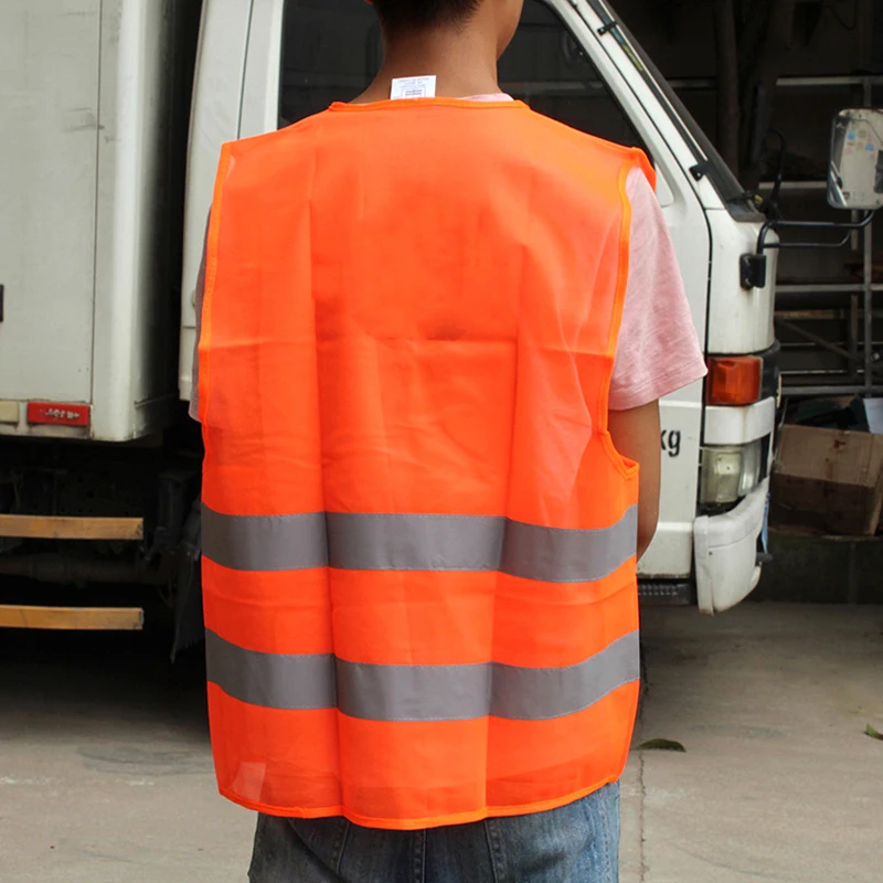 1/3/5PCS High Visibility Reflective Visibility Safety Vest With Reflective Strip High