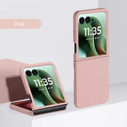 Sleek Matte Touch Ultra-Thin Protective Case for Motorola Razr+ 2025 (Pink)