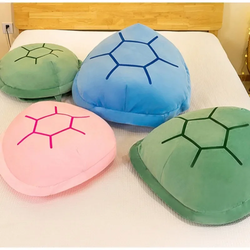 80/100CM Wearable Vest Turtle Shell Pillows Adult Can Wear Sleeping Bag Turtle Stuffed Animal Plush Pillow Cushion Anime Cosplay 2