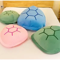 80/100CM Wearable Vest Turtle Shell Pillows Adult Can Wear Sleeping Bag Turtle Stuffed Animal Plush Pillow Cushion Anime Cosplay 2
