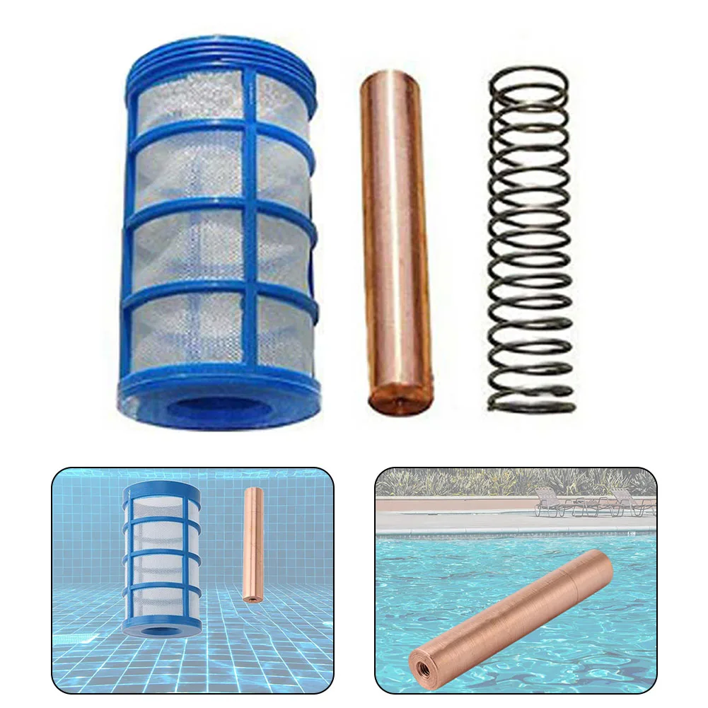 

Solar Pool Ionizer Replacement Copper Anode And Basket Screen For Solar Pool Spa Ionizer Purifier Purifiers Accessories