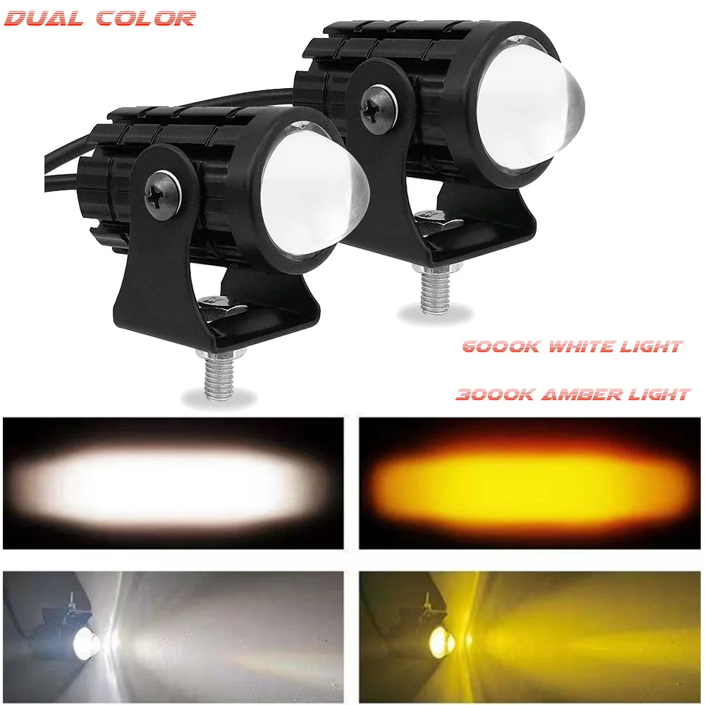 1 Pz Mini Moto Faro Faretto Doppio Colore Per Husqvarna 365 Te 300 2014-2020 Moto Motocross Enduro 2018 701 236 55