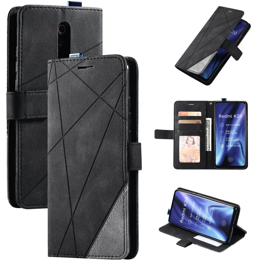 For Xiaomi Redmi 9A Case PU Leather Magnetic Flip Phone Case on sFor Funda  Xiaomi Redmi