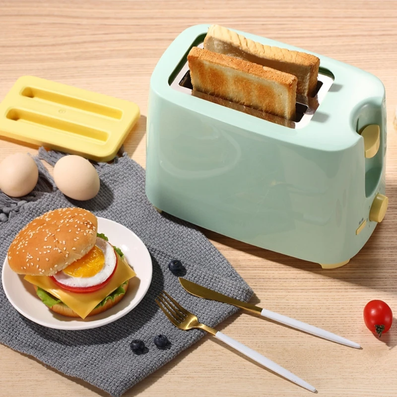 2023 NEW Stainless Steel Electric Toaster Household 2 Slice Auto Bread Baking Machine Toast Sandwich Grill Oven Breakfast Maker 5