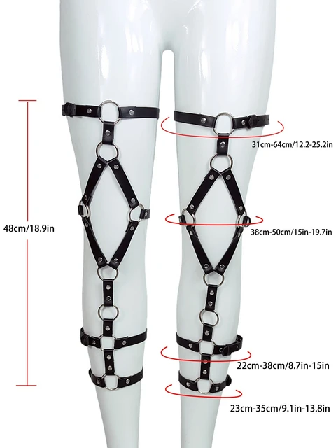 Arnés de Cuero para Piernas.