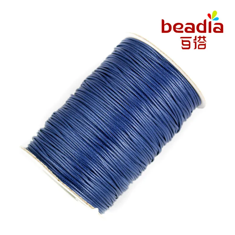 best hot sale new Wax Beading Cord 1mm 15 meter Faux Flat Suede velvet Lace Rope Jewelry Findings for Fashion jewelry crafts