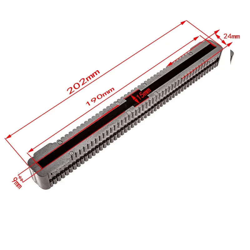 8 Inch Black Single Surfboard Fin Box Professional Surfboard Accessories Longboard Surf Keel Box Fin