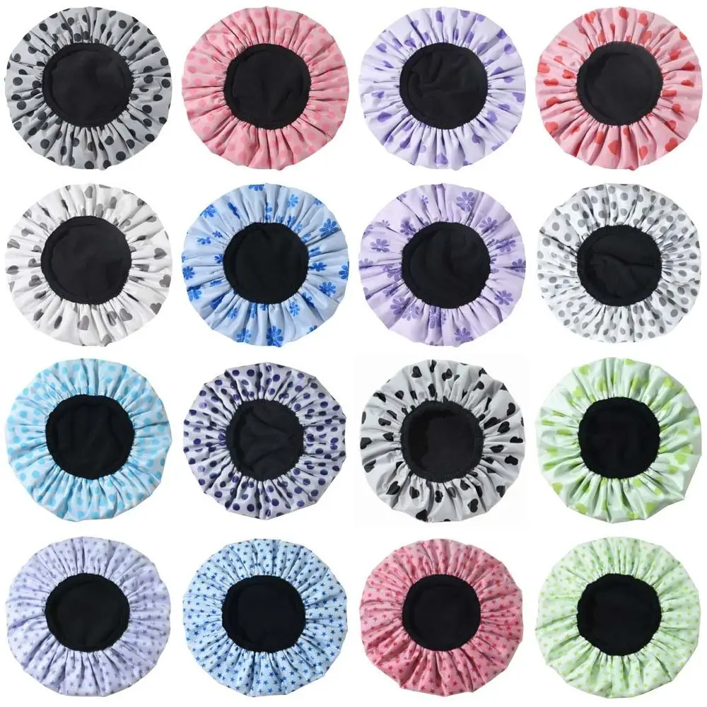 트리플 레이어 여성 목욕 샤워 액세서리 욕실 제품 EVA 외부 보닛 목욕 헤어 캡 샤워 캡 헤어 비니