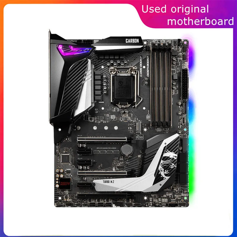 Usato Lga 1151 Per Intel Z390 Mpg Z390 Gaming Pro Carbon Computer Usb3.0 Sata3 Scheda Madre Ddr4 Scheda Madre Desktop Da 64Gb
