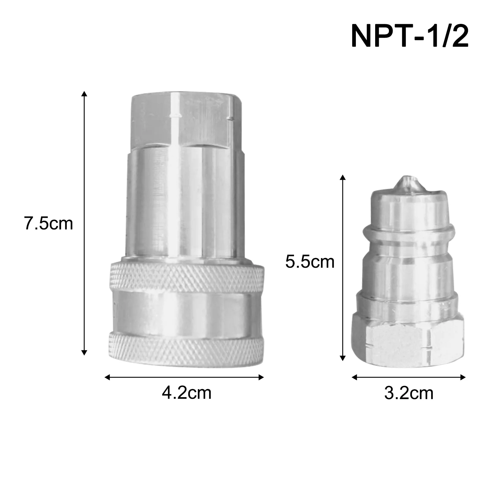 Quick Release Fitting ISO7241-A NPT ISO A Hydraulic Coupling Connector 1/4" 3/8" 1/2" 3/4" NPT1 Quick Change Interface