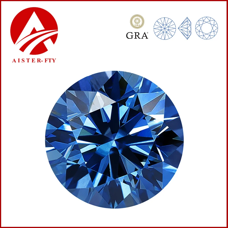 Moissanite Stone 0.5-5.0ct VVS1 Positive Pass Diamond Tester GRA Certificate